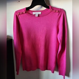Carolyn Taylor Fuchsia Knit Top